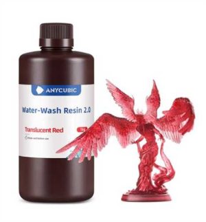 Anycubic Water Wash Resin 2.0 Translucent Red